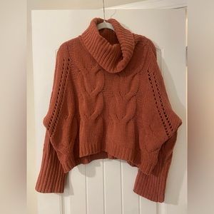 Sweater with turtle neck